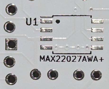 MAX22027 Closeup