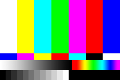 SRT Player Color bars default